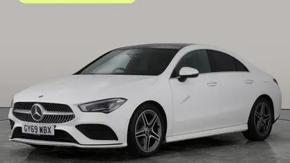 Used Mercedes CLA220 AMG Line Premium Plus 190 HP (139 kW) 2019 White Sedan