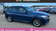 Blue Used 2021 BMW X3 M Sport SUV | £25,176 (Good price)