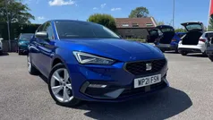 Blue Used 2021 Seat Leon FR Hatchback | £15,780 (Fair price)