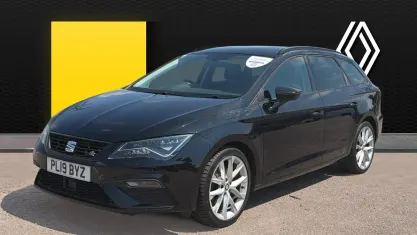 Used Seat Leon FR Sport 150 HP (110 kW) 2019 Black Estate