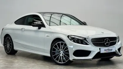 Used Mercedes C43 AMG Premium Plus 367 HP (269 kW) 2017 White Coupe