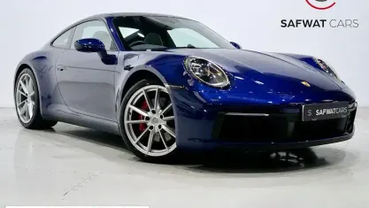 Used Porsche 992 450 HP (330 kW) 2021 Blue Coupe