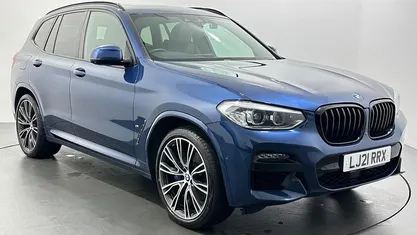 Blue Used 2021 BMW X3 M Sport SUV | £19,982 (Good price)