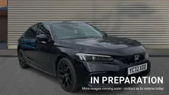 Black Used 2022 Honda Civic Advance Hatchback | £26,577 (Fair price)