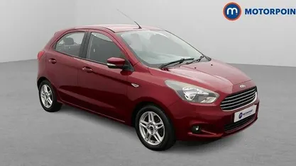 Used Ford Ka Plus Zetec 69 HP (50 kW) 2017 Red Hatchback