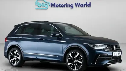 Used VW Tiguan R-line 150 HP (110 kW) 2021 Blue SUV