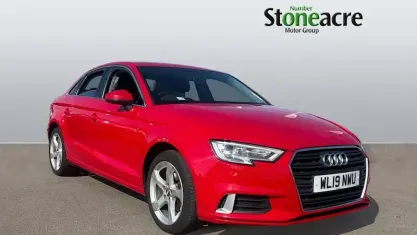 Used Audi A3 Sport 116 HP (85 kW) 2019 Red Sedan