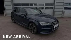 Cosmos blue metallic Used 2018 Audi A3 Black Edition Sedan | £16,495 (Fair price)