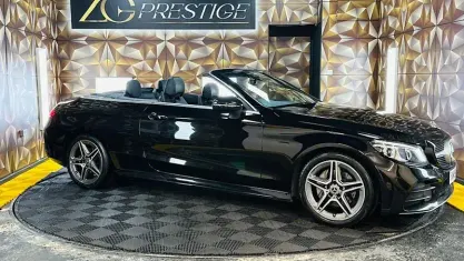 Begagnad Mercedes C220 AMG Line Premium 194 HK (142 kW) 2019 Svart Cab