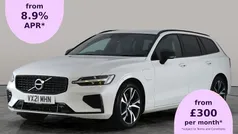 White Used 2021 Volvo V60 R-Design Estate | £19,848 (Fair price)