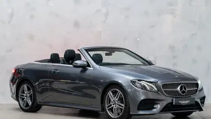 Used Mercedes E220 AMG line 194 HP (142 kW) 2019 Grey Cabriolet