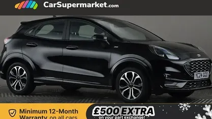 Black Used 2023 Ford Puma ST-Line Hatchback | £14,697 (Fair price)