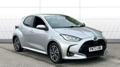 Silver Used 2022 Toyota Yaris Hybrid Design Hatchback | £16,542 (Fair price)