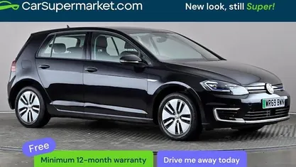 Used VW e-Golf 99 kW (135 HP) 2019 Black Hatchback