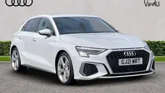 White Used 2021 Audi A3 S-Line Hatchback | £20,900 (Fair price)