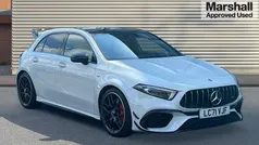 White Used 2021 Mercedes A45 AMG Hatchback | £41,464 (Fair price)