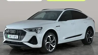 Used Audi e-tron Sportback Black Edition 300 kW (408 HP) 2022 White SUV