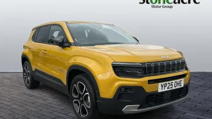 New Jeep Avenger Summit 101 HP (74 kW) 2025 Yellow SUV