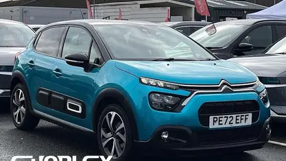 Used Citroën C3 PureTech 110 HP (80 kW) 2022 Blue Hatchback