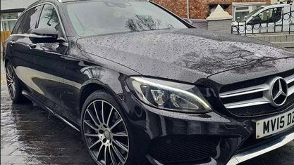 Used Mercedes C300e AMG Line Premium Plus 231 HP (169 kW) 2015 Black Estate