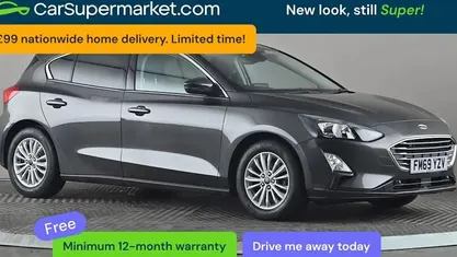 Used Ford Focus Titanium 125 HP (91 kW) 2019 Grey Hatchback