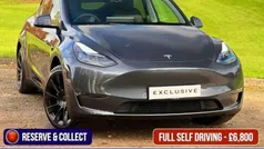 Grey Used 2022 Tesla Model Y Long Range SUV | £29,950 (Fair price)