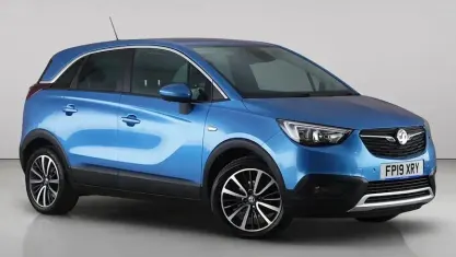 Used Vauxhall Crossland X Elite 110 HP (80 kW) 2019 Blue SUV