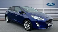 Blue Used 2018 Ford Fiesta Titanium Hatchback | £7,012 (Fair price)