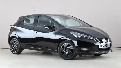 Usado Nissan Micra Acenta 92 HP (67 kW) 2021 Preto Citadino