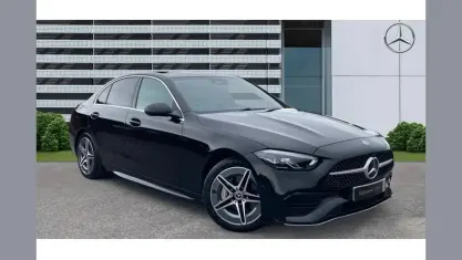 Used Mercedes C200 AMG line 204 HP (150 kW) 2025 Black Sedan