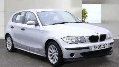 Used BMW 118 122 HP (89 kW) 2006 Silver Hatchback