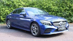 Blue Used 2020 Mercedes C300e AMG line Coupe | £22,995 (Fair price)