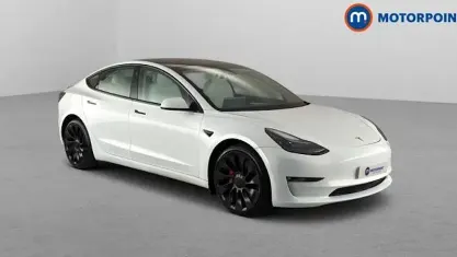 Used Tesla Model 3 Performance 461 kW (627 HP) 2022 White Sedan