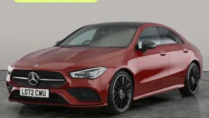 Used Mercedes CLA180 AMG Line Premium Plus 136 HP (100 kW) 2022 Red Sedan