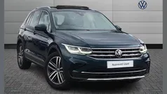Blue Used 2021 VW Tiguan Elegance SUV | £21,989 (Fair price)