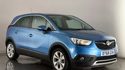 Used Vauxhall Crossland X S 131 HP (96 kW) 2019 Blue SUV