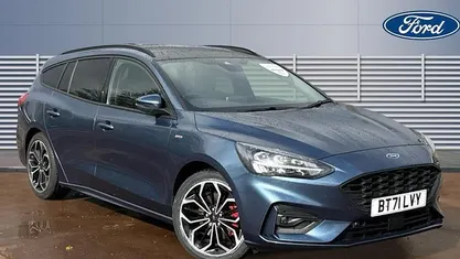 Used Ford Focus ST-Line X 155 HP (114 kW) 2021 Blue Estate