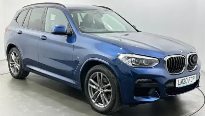 Begagnad BMW X3 M Sport 190 HK (139 kW) 2020 Blå SUV
