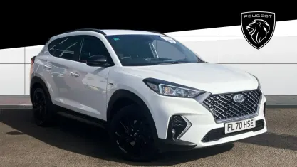 Used Hyundai Tucson N Line 136 HP (100 kW) 2020 White SUV