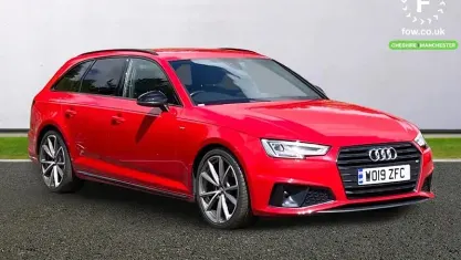 Używany Audi A4 Black Edition 190 KM (139 kW) 2019 Czerwony Kombi
