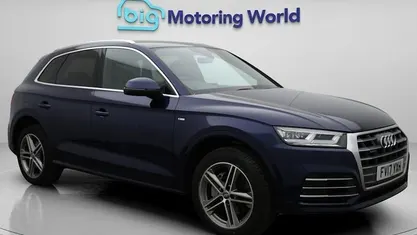 Used Audi Q5 S-Line 190 HP (139 kW) 2017 Blue SUV