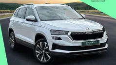 Moon white metallic Used 2024 Skoda Karoq SE L SUV | £21,550 (Fair price)