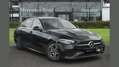 Black Used 2024 Mercedes C200 AMG line Sedan | £29,735 (Fair price)