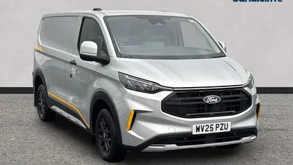 Used Ford Transit Custom 136 HP (100 kW) 2025 Moondust silver (metallic colour) Van