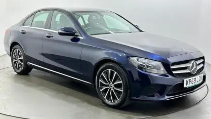 Used Mercedes C200 SE 184 HP (135 kW) 2019 Blue Sedan
