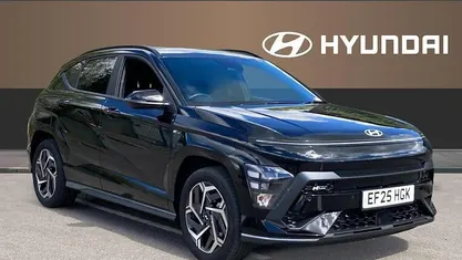 Second-hand Hyundai Kona N Line 129 CP (94 kW) 2025 Negru SUV