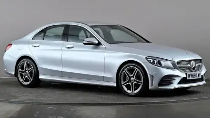 Used Mercedes C220 AMG Line Premium 194 HP (142 kW) 2019 Silver Sedan