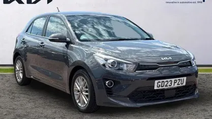 Used Kia Rio 84 HP (61 kW) 2022 Grey Hatchback