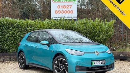 Used VW ID.3 Pro Performance 150 kW (204 HP) 2021 Blue Hatchback
