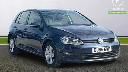Used VW Golf VII Match 122 HP (89 kW) 2015 Blue Hatchback